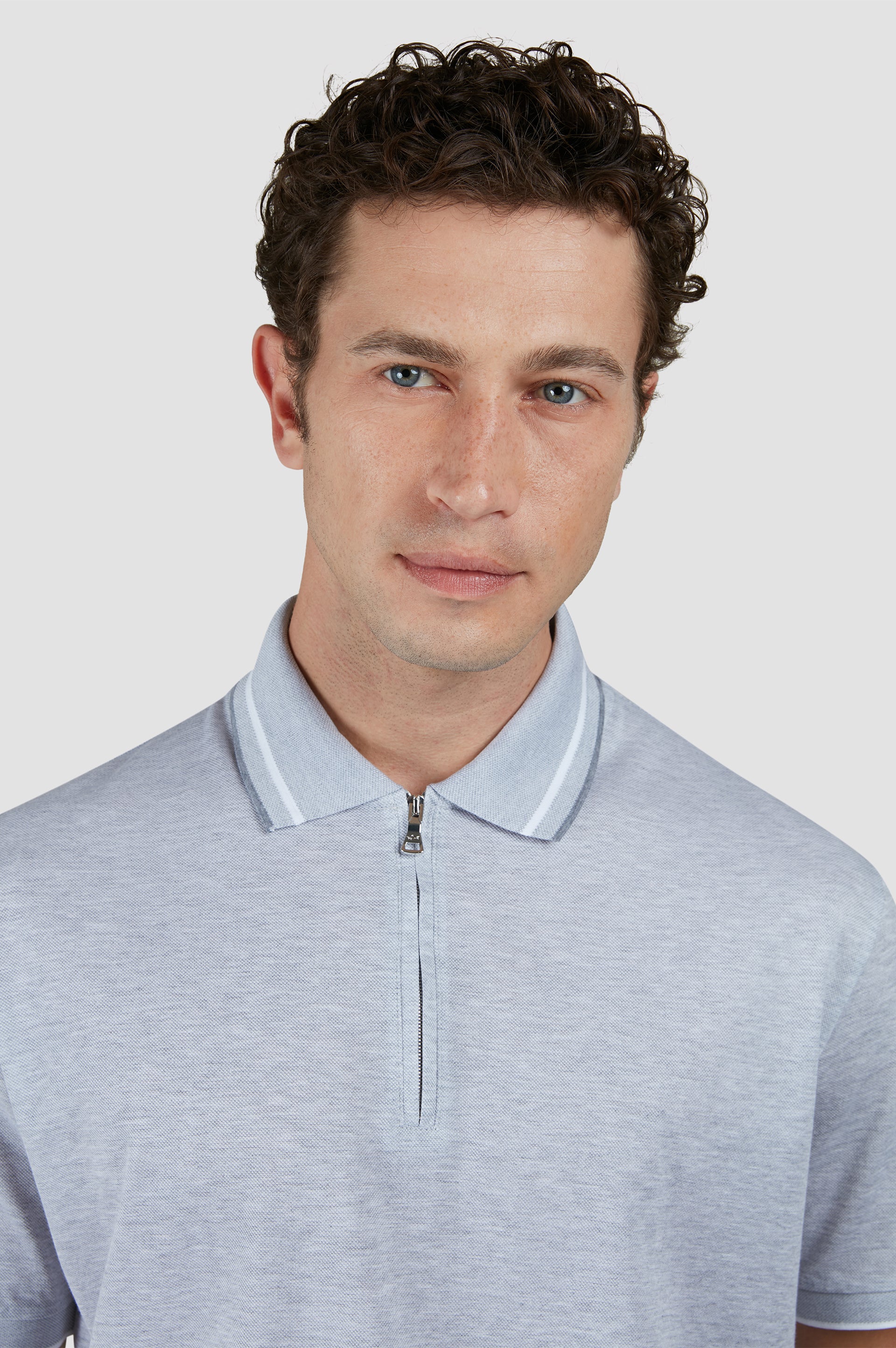 POLZIP-Polo con zip