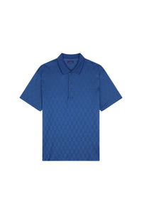 Polo boutonné à motifs - Avio & Blu