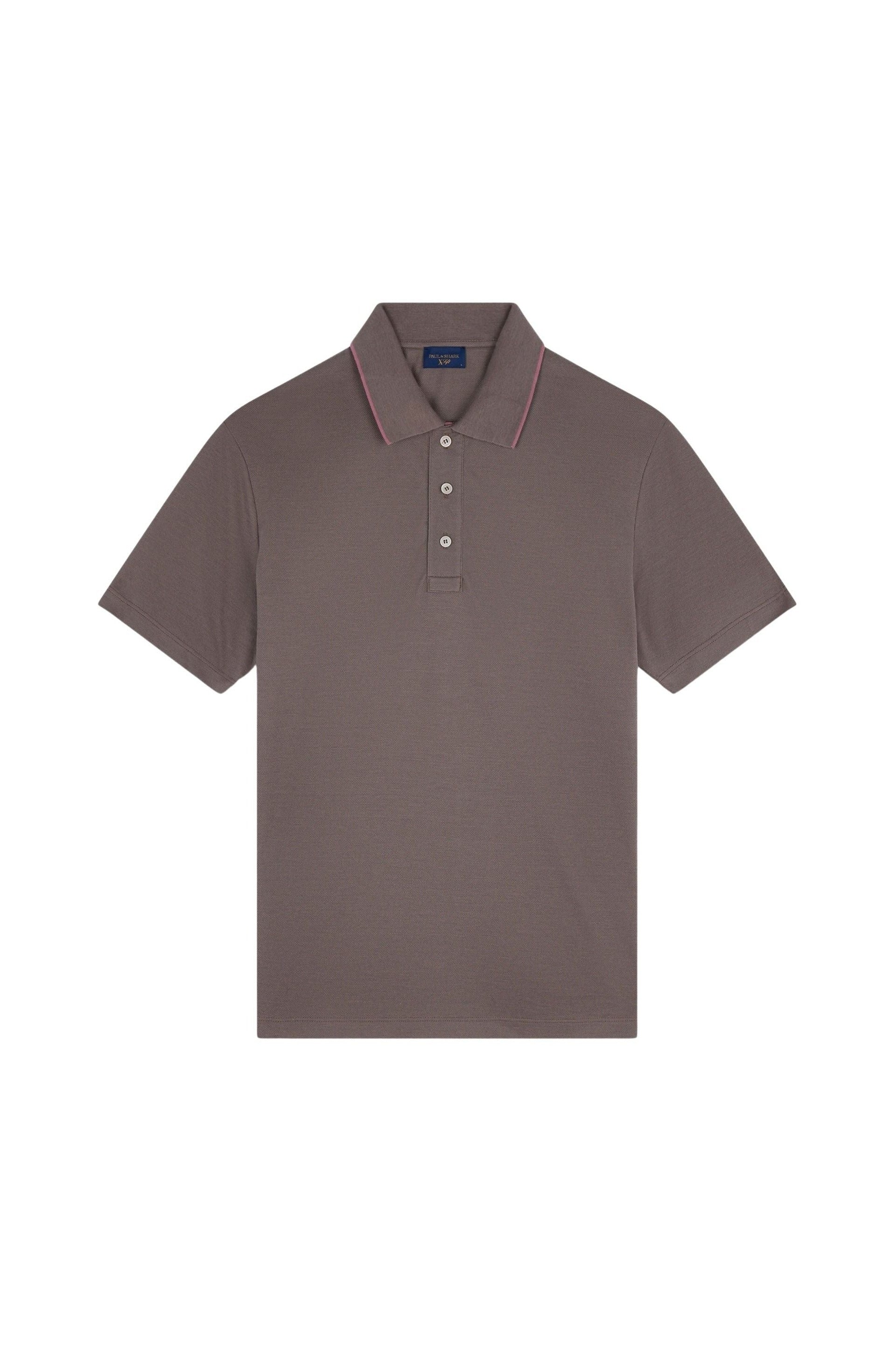 Polo à détails contrastés - Tortora