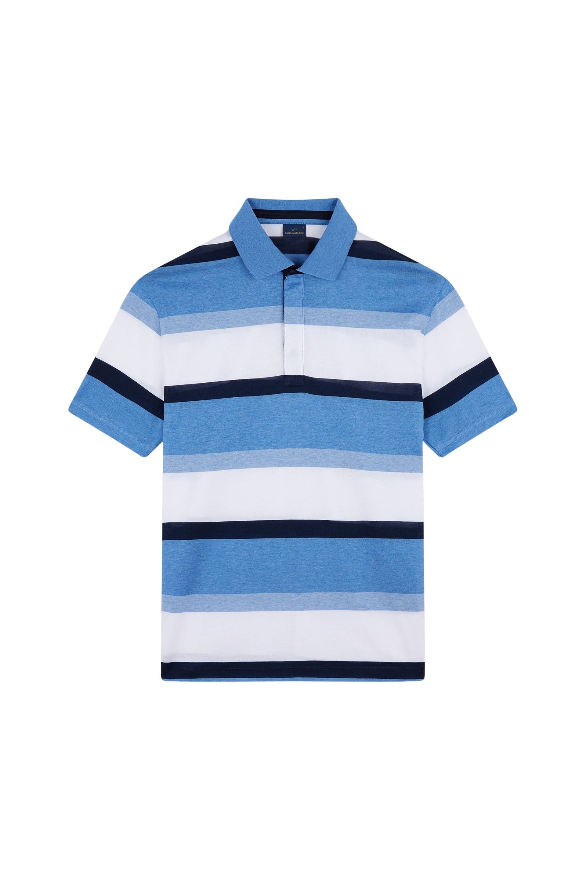 Polo à rayures - Bianco & Blu & Fiordaliso & Azzurro