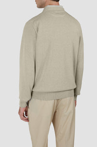 Pull à col rond - Beige