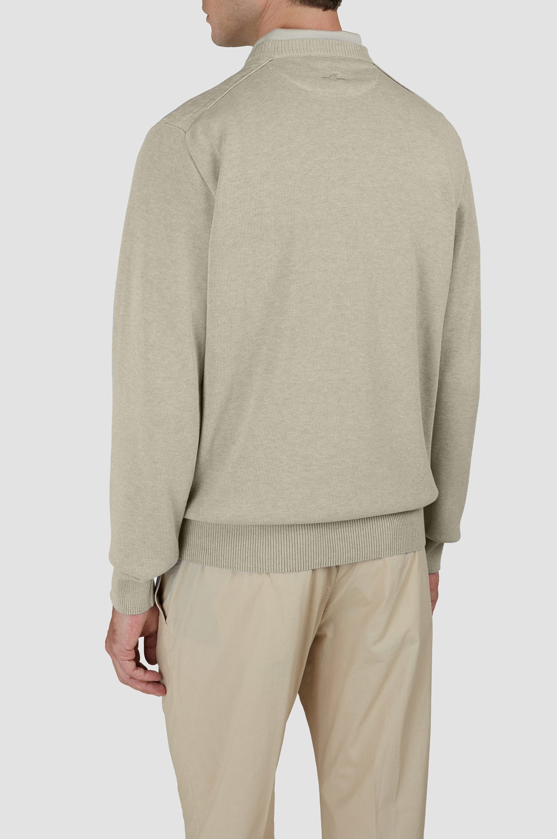 Pull à col rond - Beige