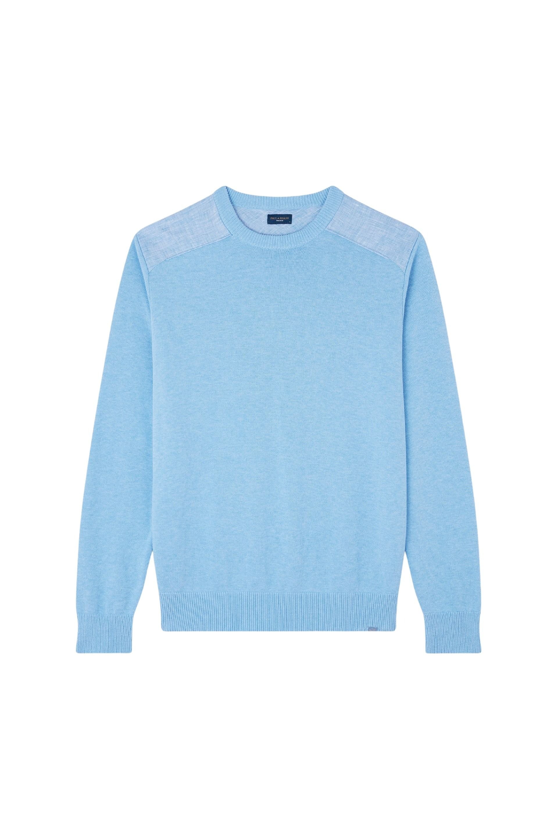 Pull à col rond - Azzurro