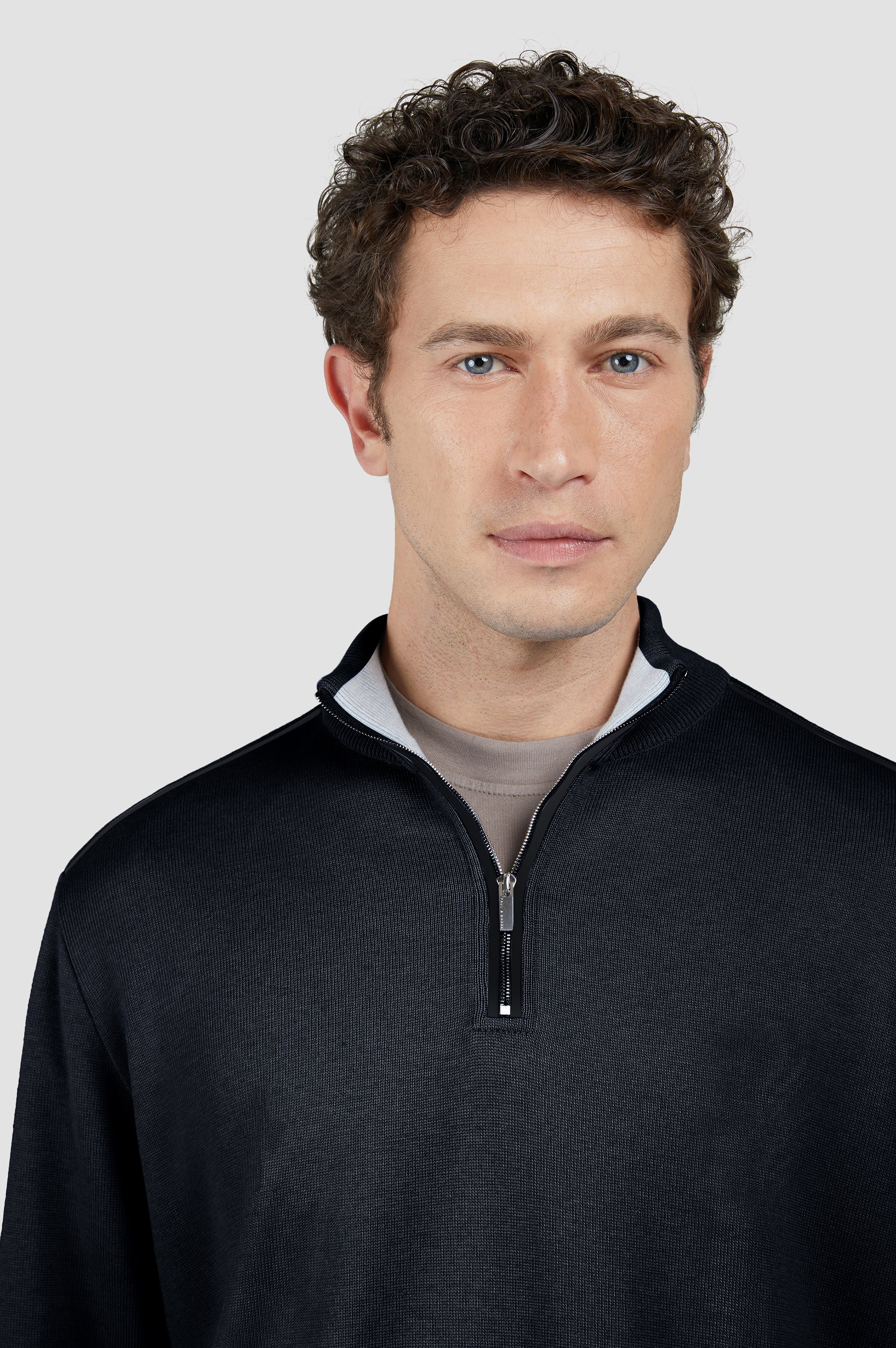 MAGHZI-Maglia half zip