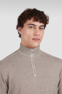 MAGHZI-Maglia half zip