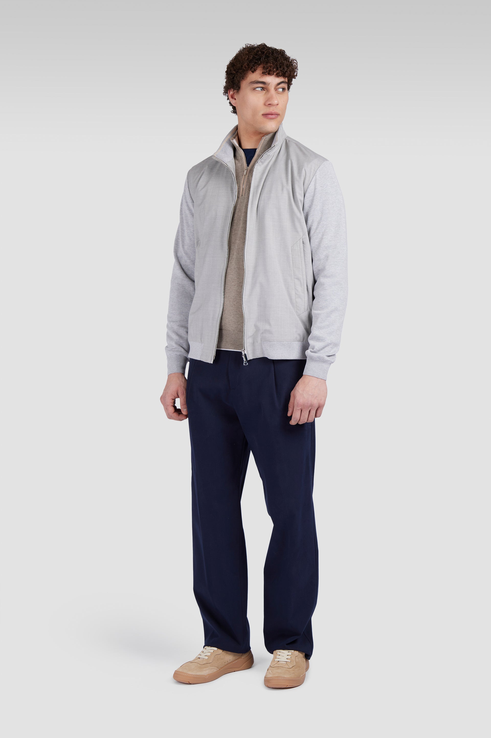 MAGHZI-Maglia half zip