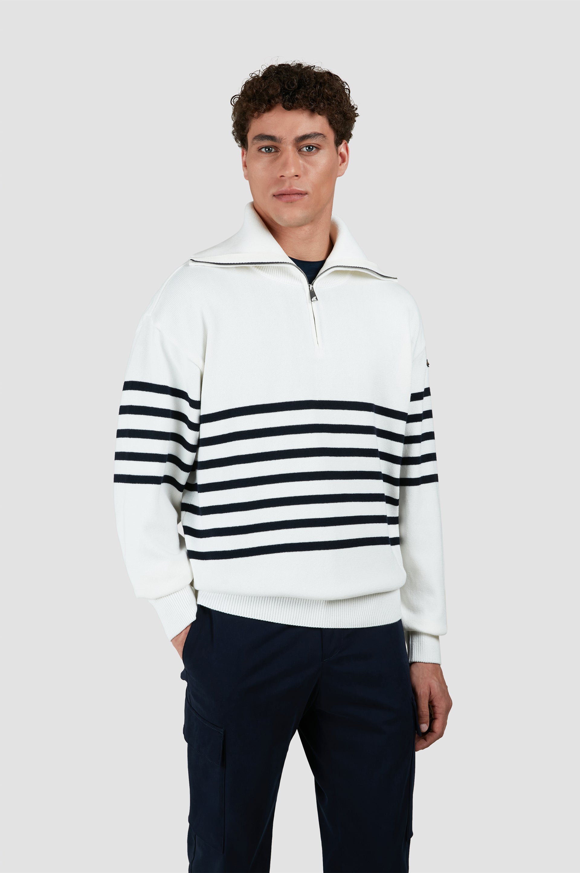 MAGHZI-Maglia half zip