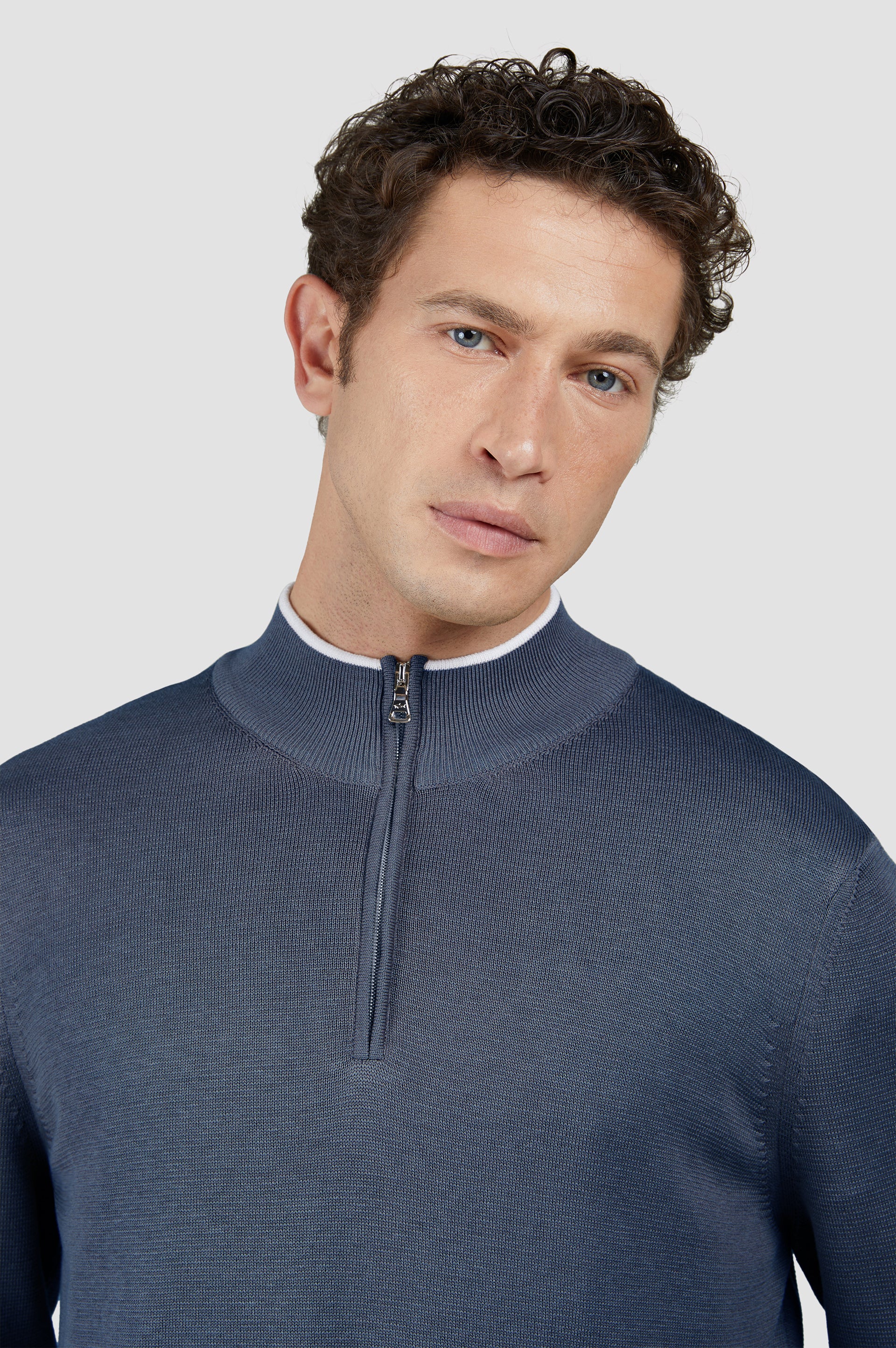MAGHZI-Maglia half zip
