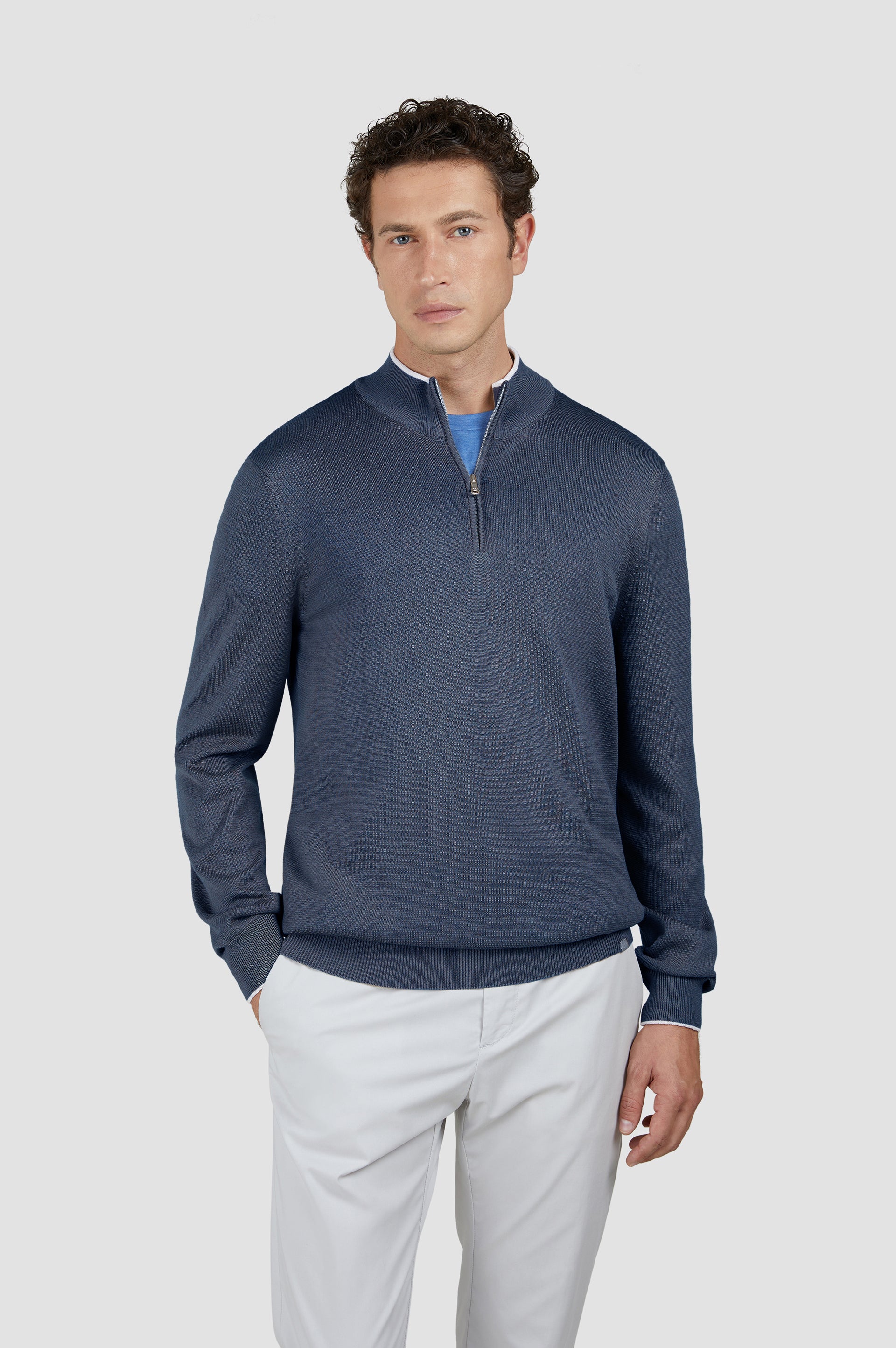 MAGHZI-Maglia half zip