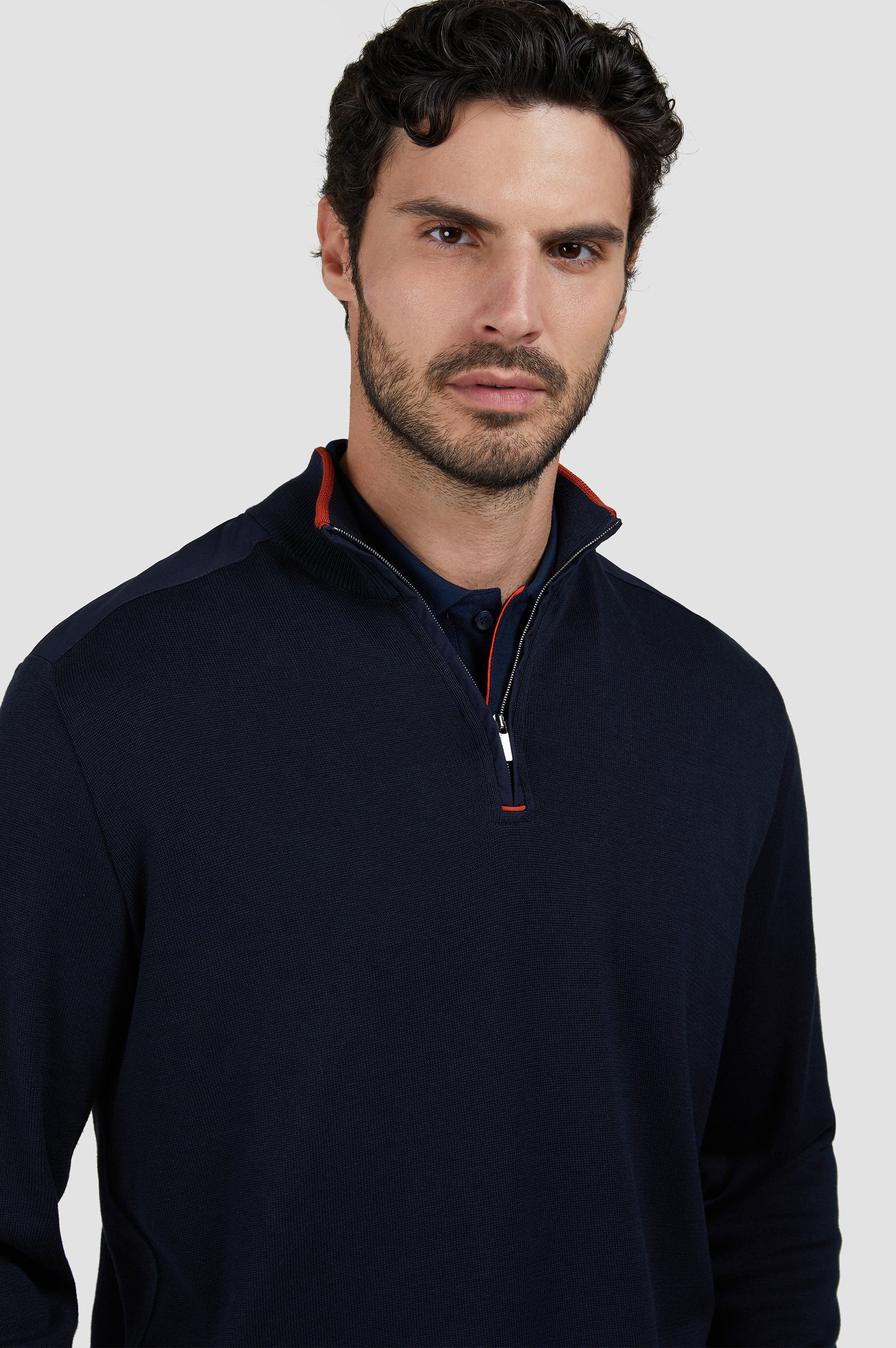 MAGHZI-Maglia half zip