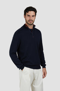 MAGHZI-Maglia half zip