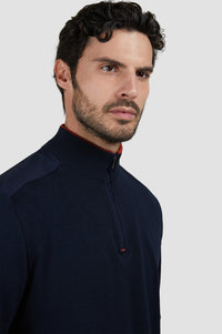 MAGHZI-Maglia half zip