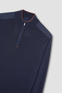 MAGHZI-Maglia half zip