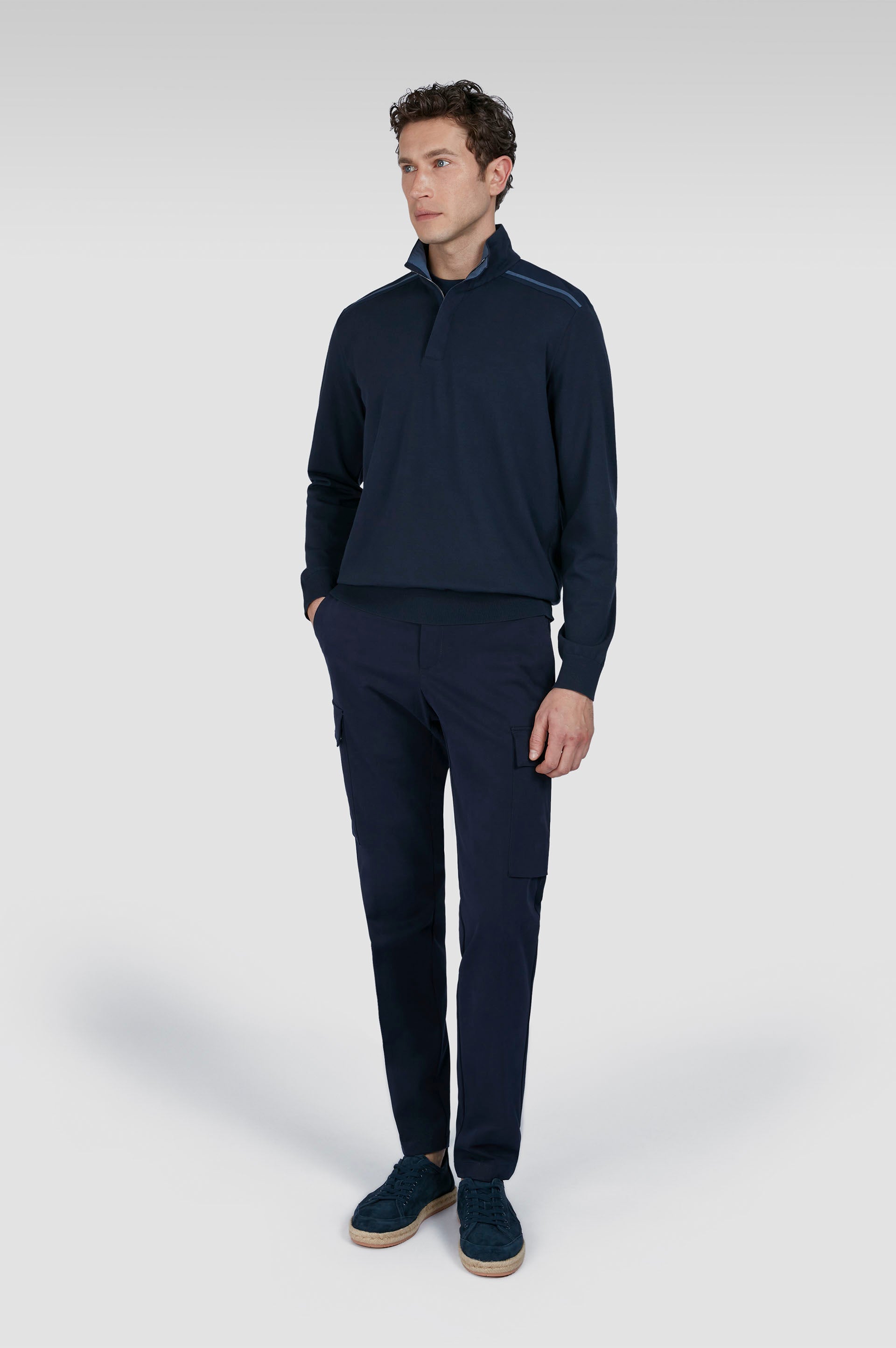 MAGHZI-Maglia half zip