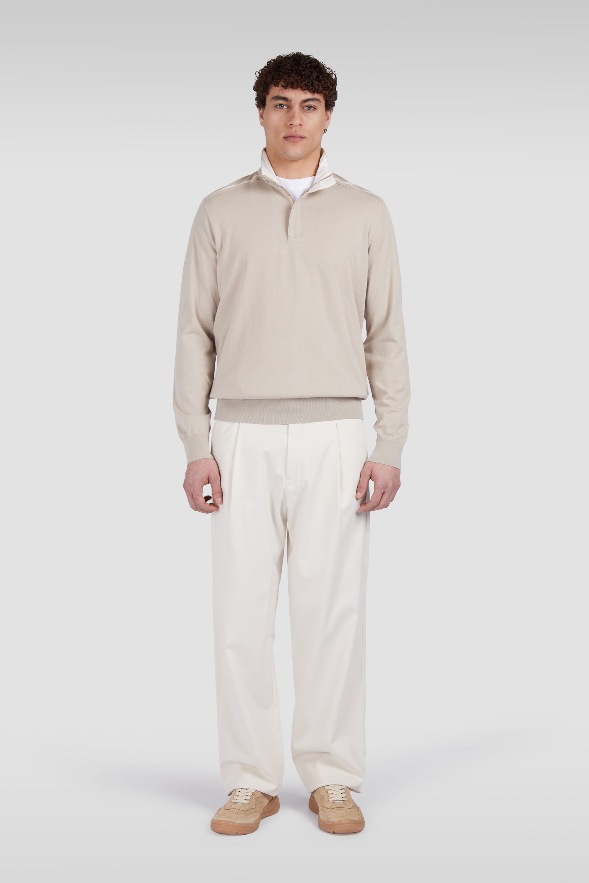 MAGHZI-Maglia half zip