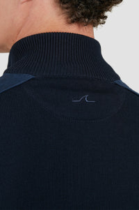 Zip-up waistcoat - Blue chequered