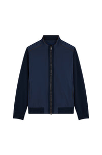 Gilet bicolore en laine - Blu Dama