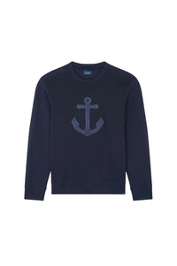 Pull à col rond avec Encre imprimée - Blu Dama