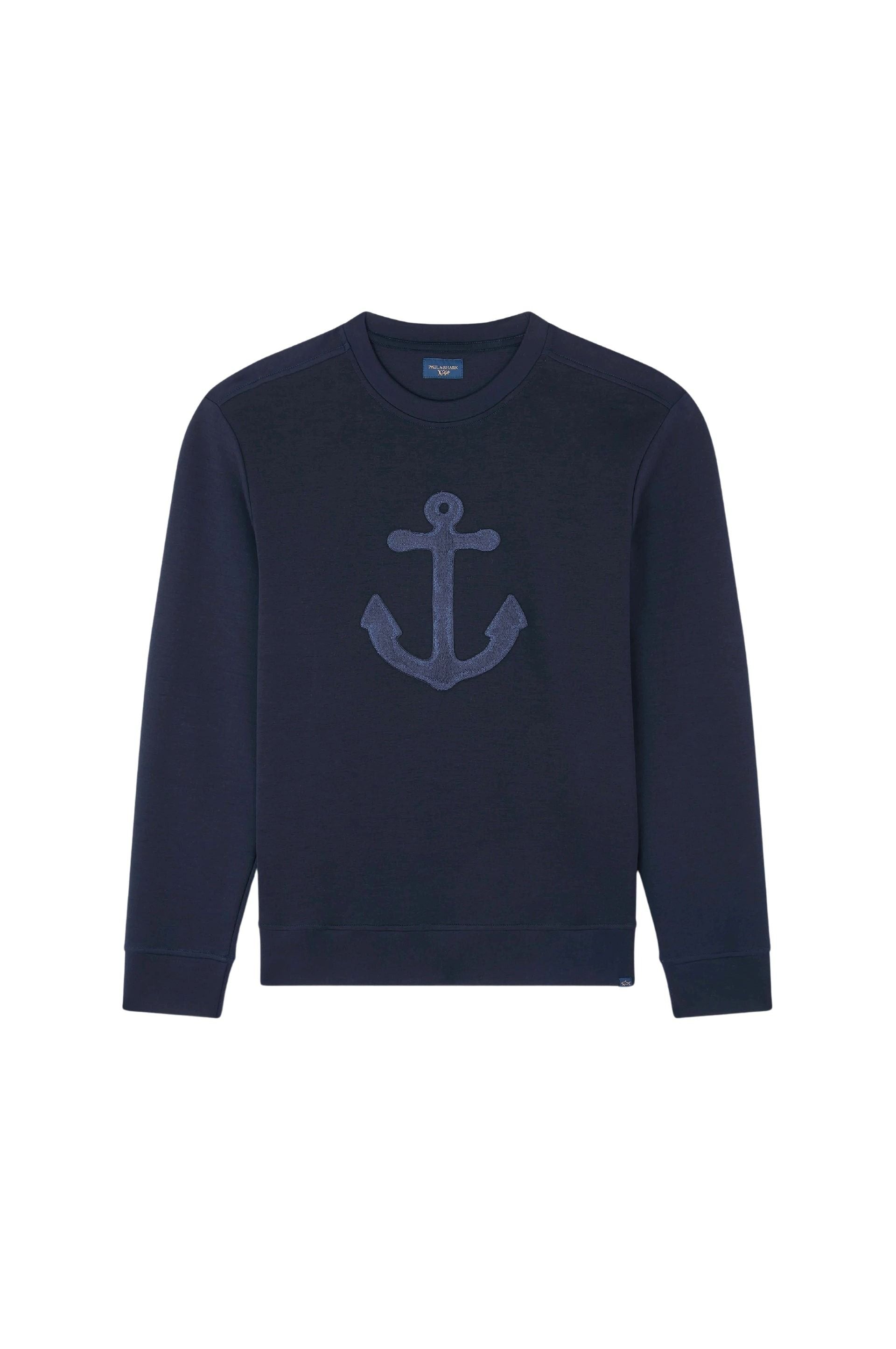 Pull à col rond avec Encre imprimée - Blu Dama