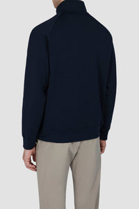 Cardigan with embroidered logo - Blue chequered