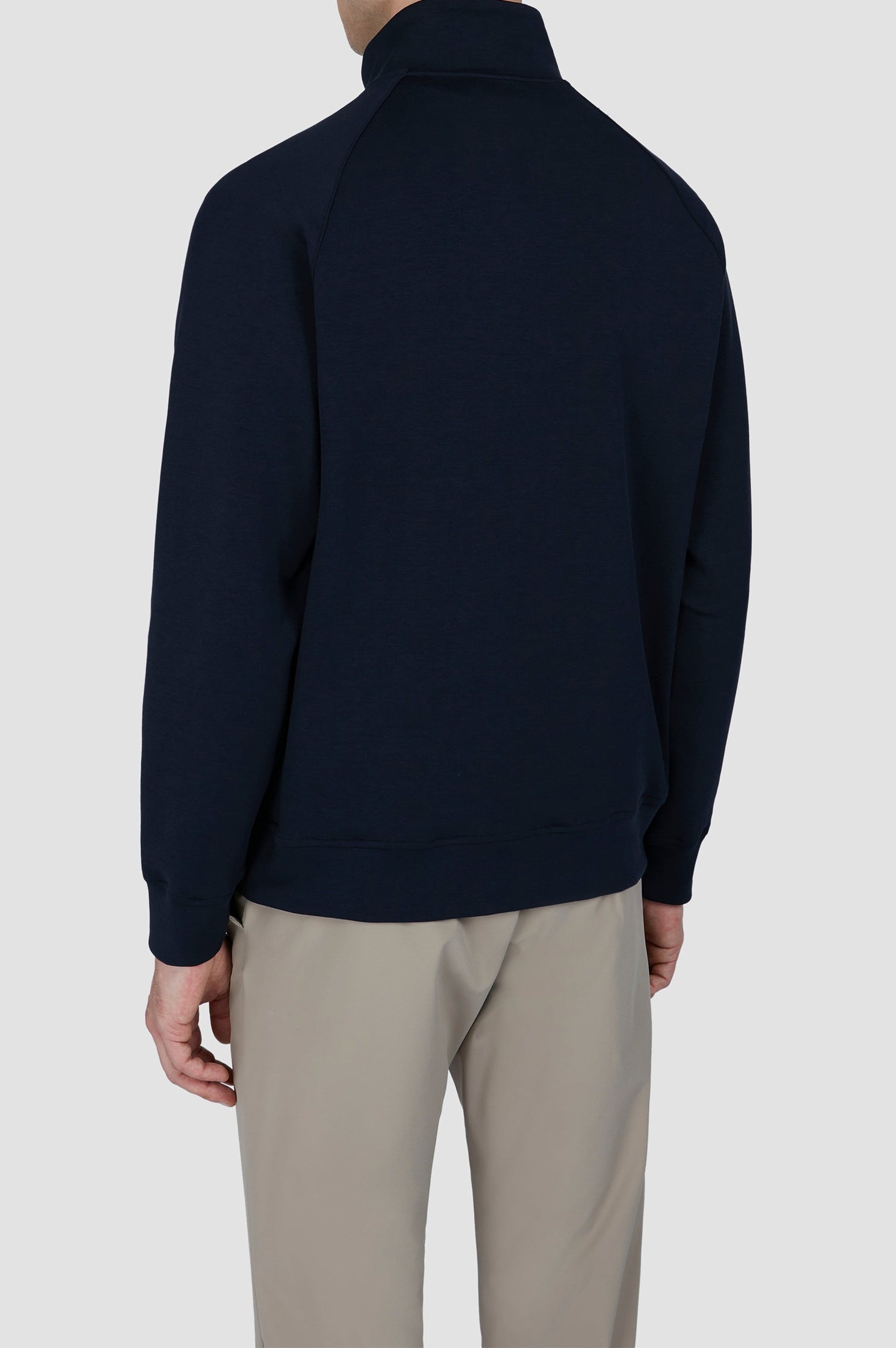 Cardigan with embroidered logo - Blue chequered