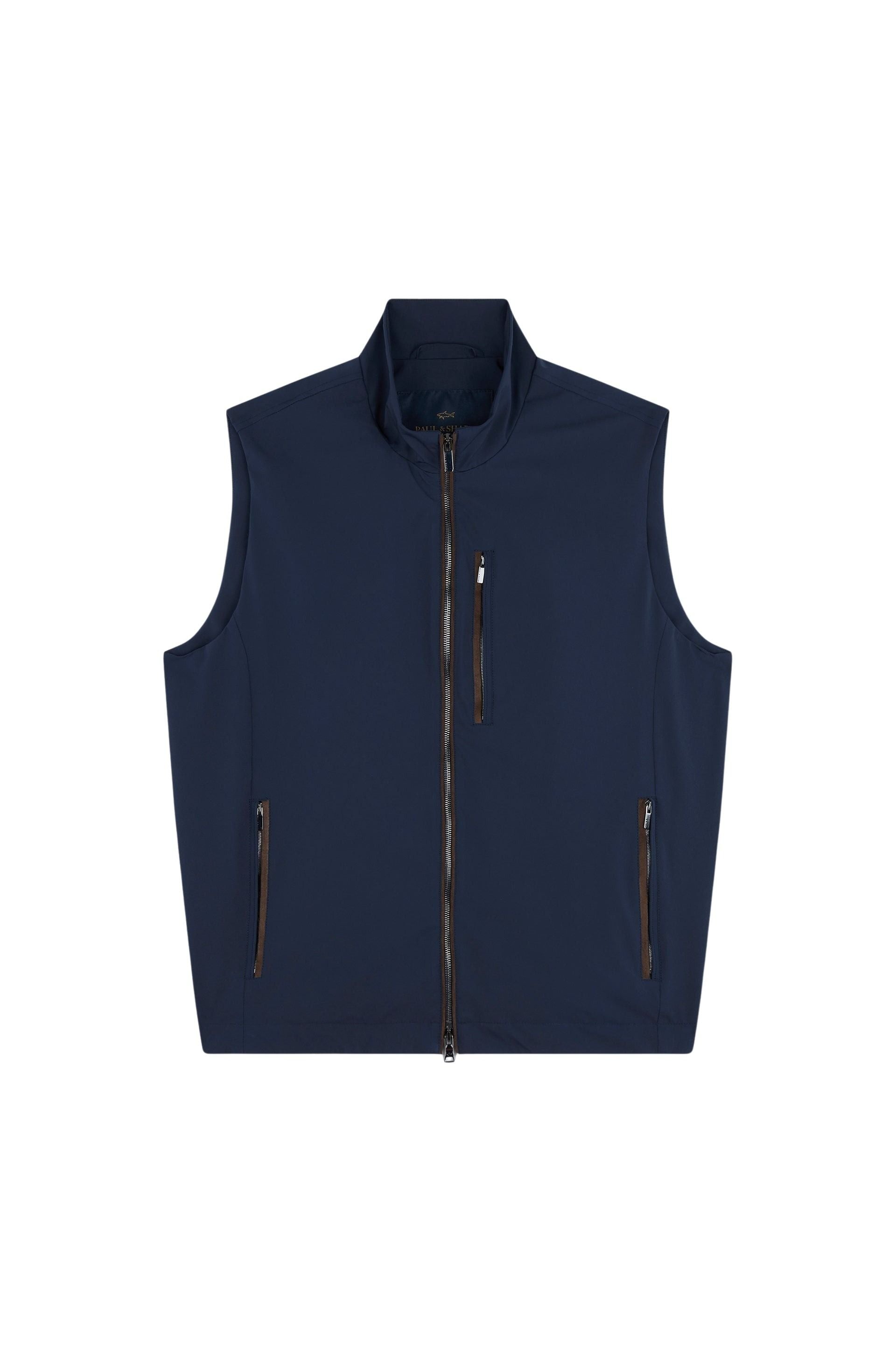 Gilet sans manches à détails contrastés - Blu Dama