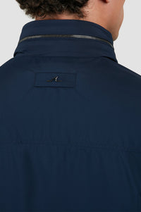 Parka with multiple pockets - Blue check