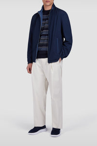 Veste à zip réversible - Bleu & bleu aviation