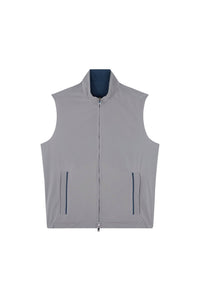 Reversible sleeveless waistcoat - Aviator grey