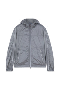 Hooded windbreaker - Grey