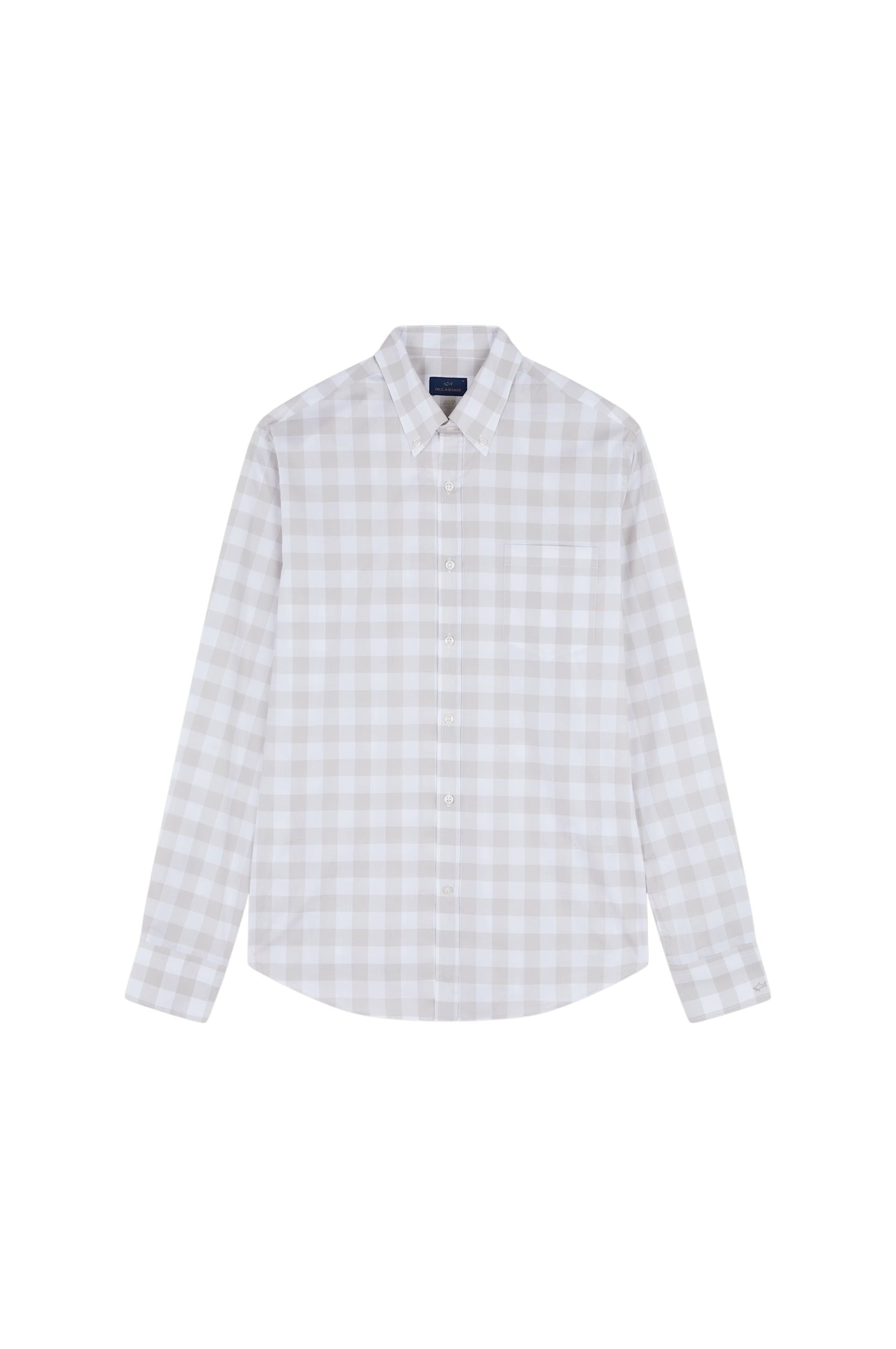 Chemise à carreaux - Bianco Quadri Beige