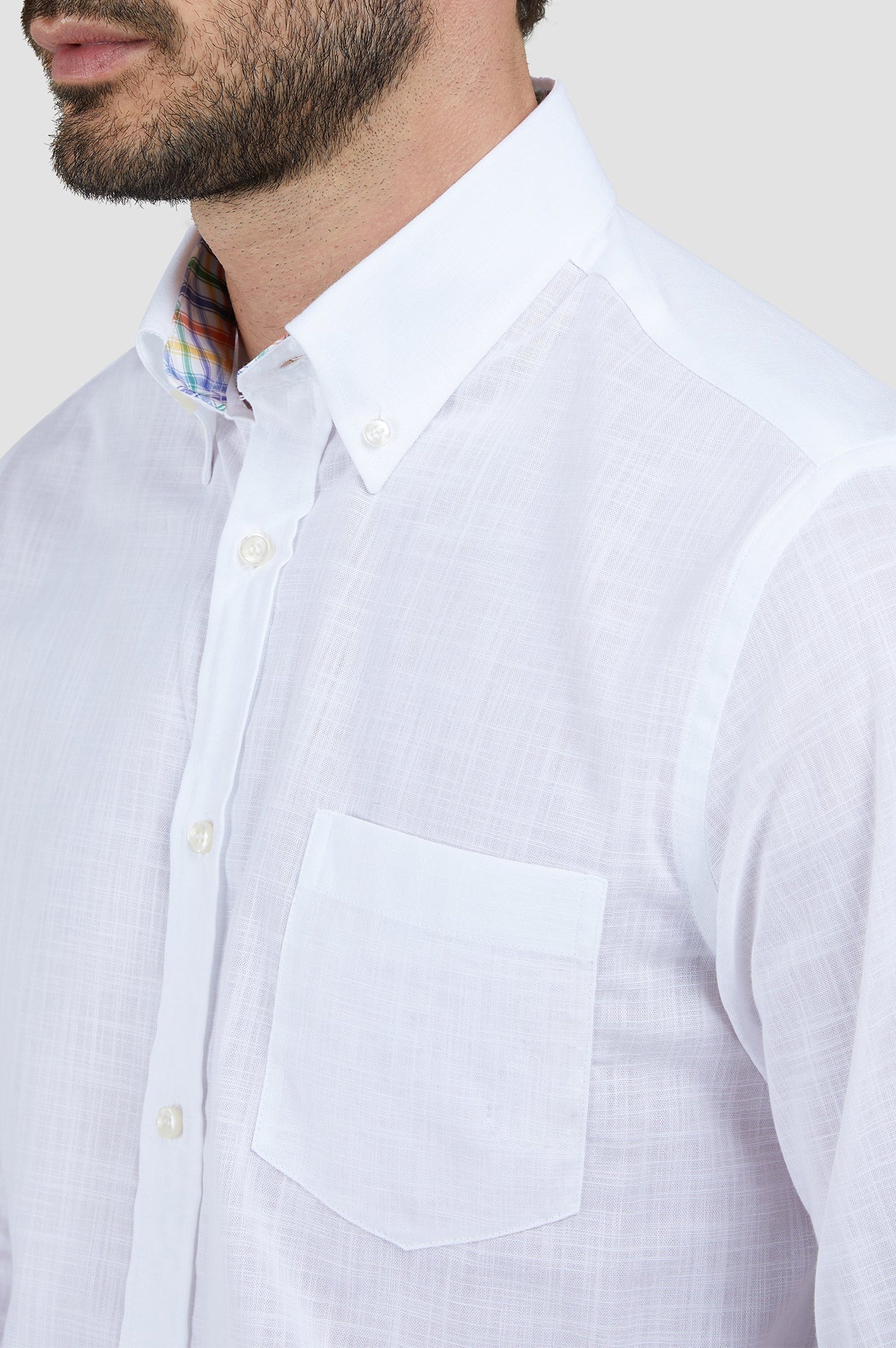 Chemise à manches longues - Blanc