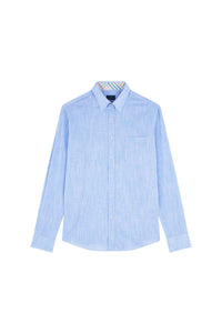 Chemise à poche - Azzurro