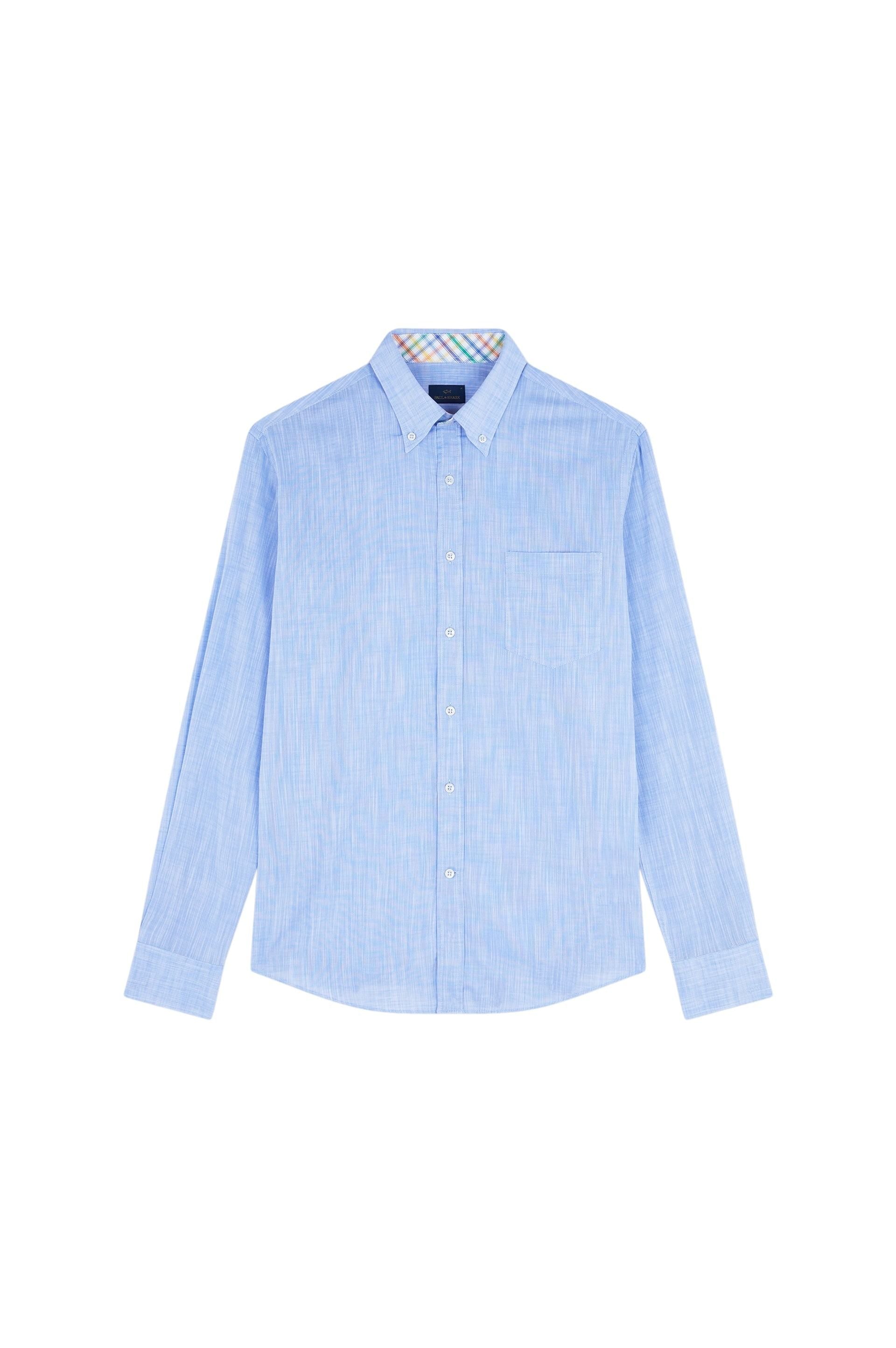 Chemise à poche - Azzurro
