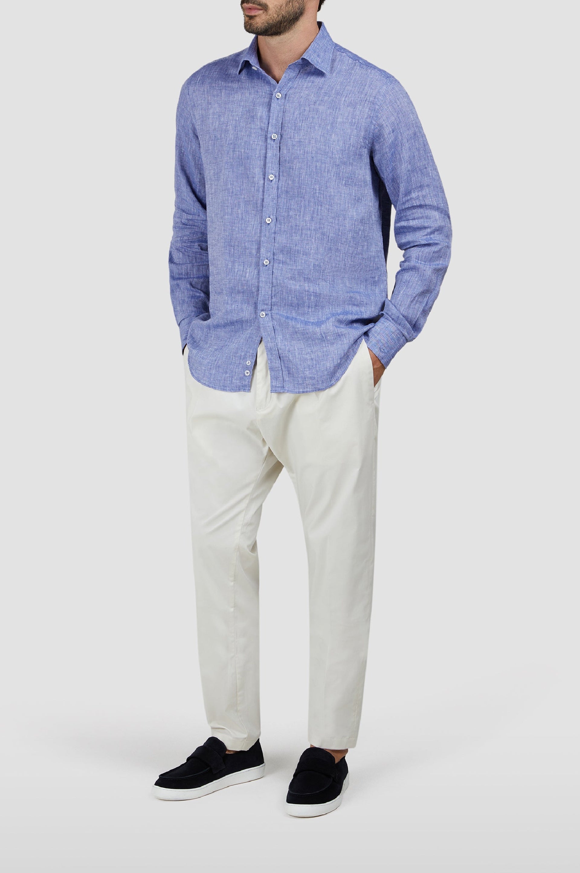 Pleated trousers - Butter