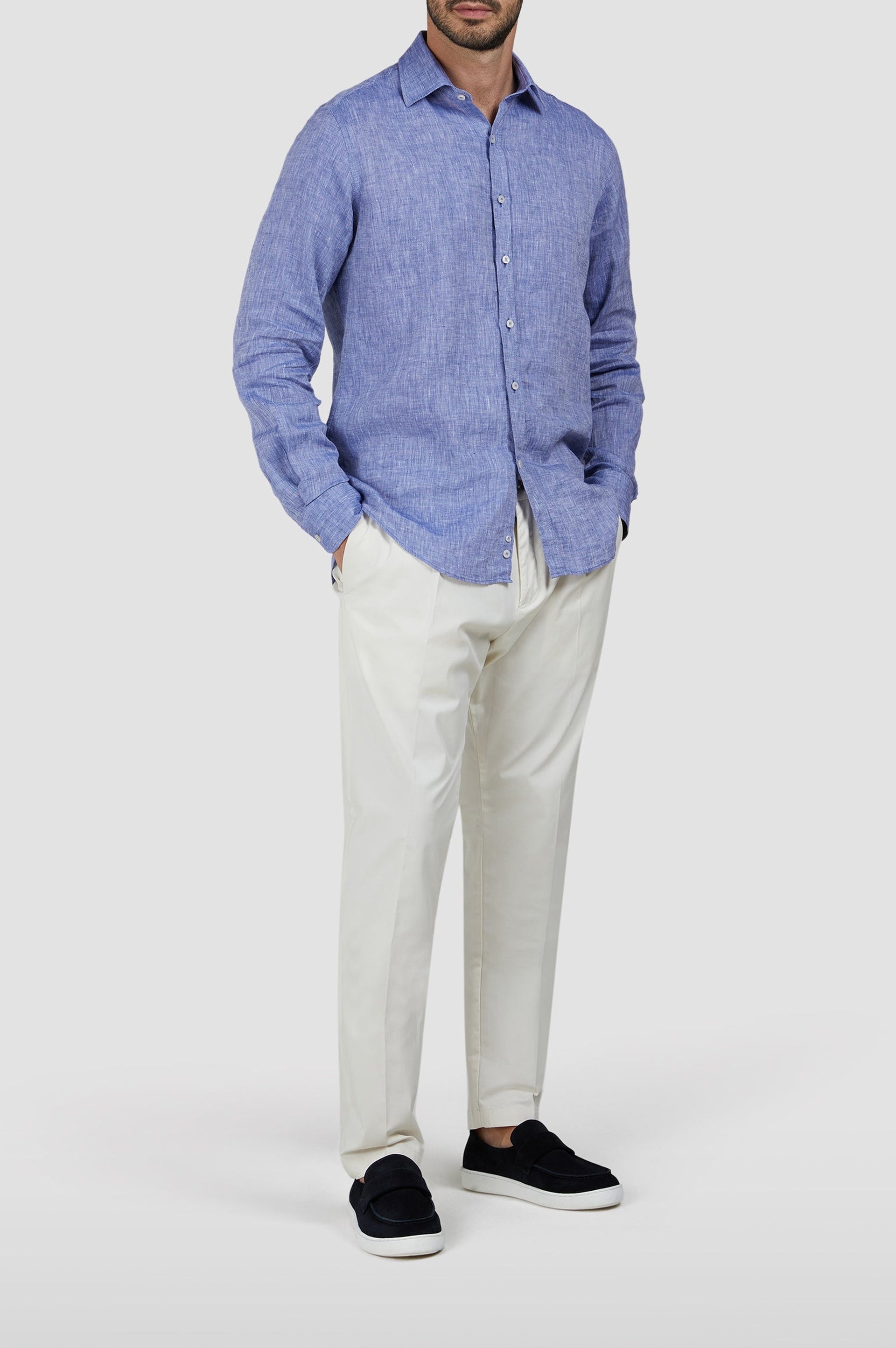 Pleated trousers - Butter