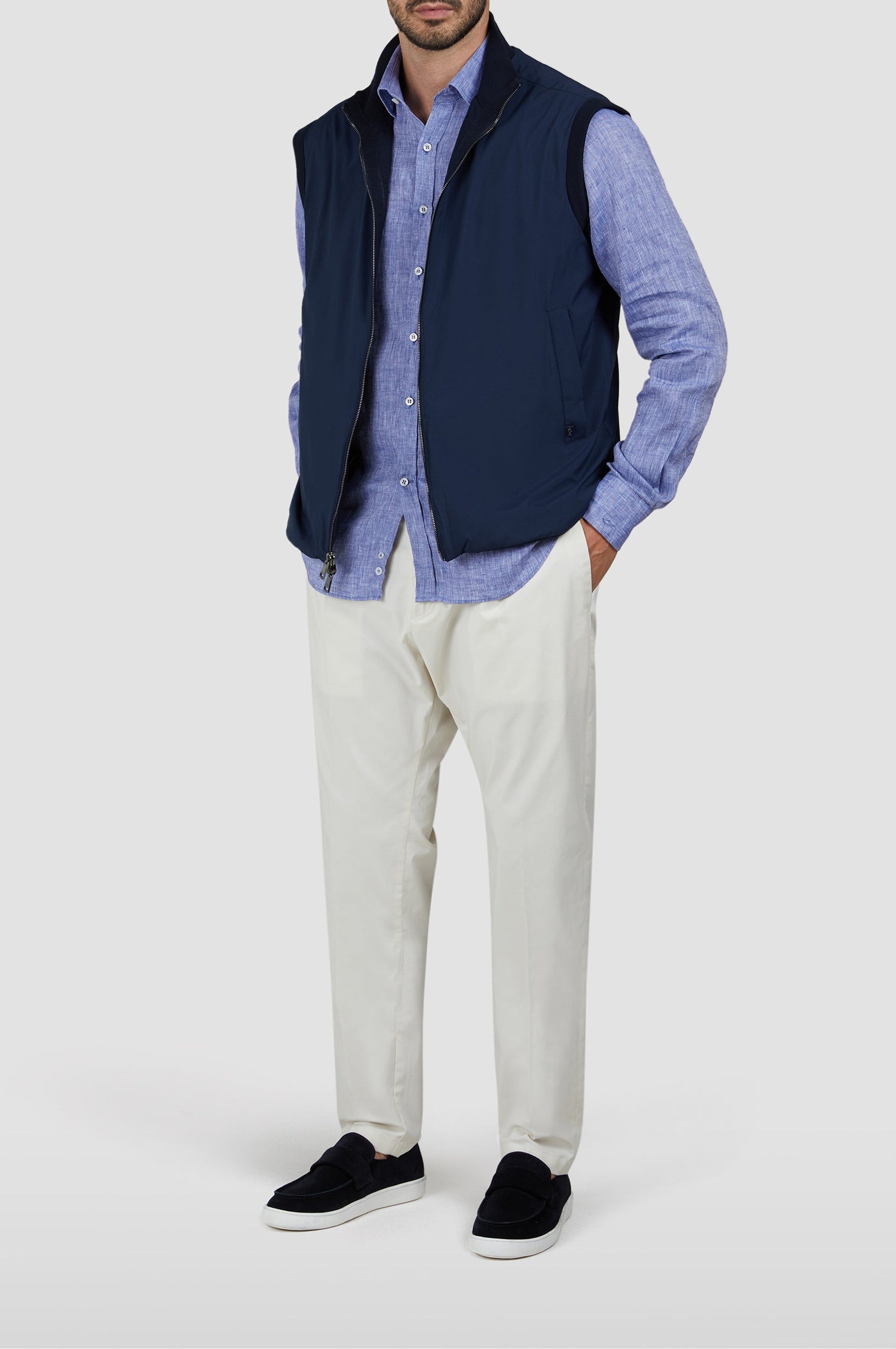Pleated trousers - Butter