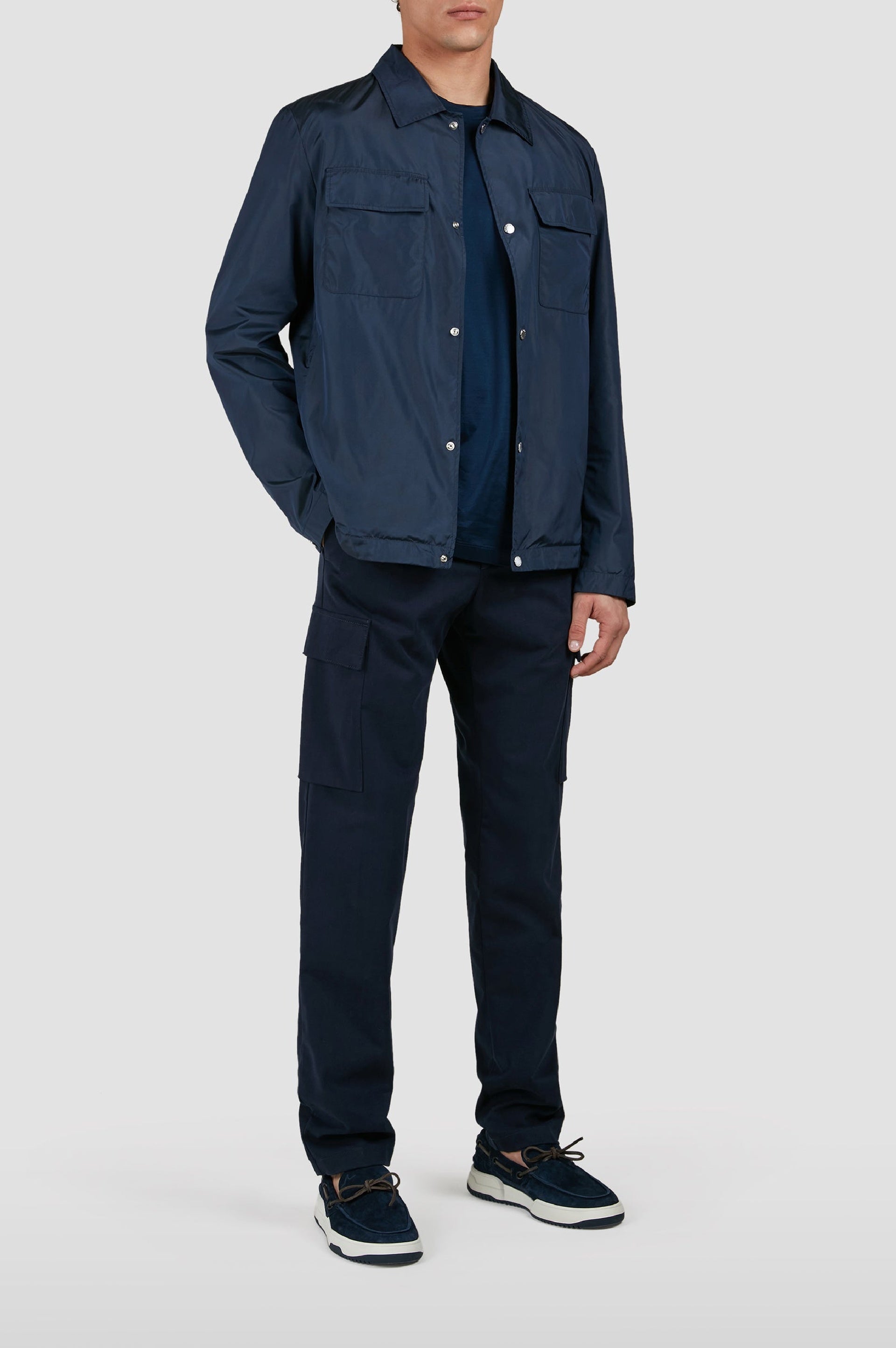 Cargo chino trousers - Dark blue