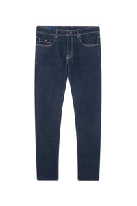 Pantalon droit en denim - Blu Medio Jeans