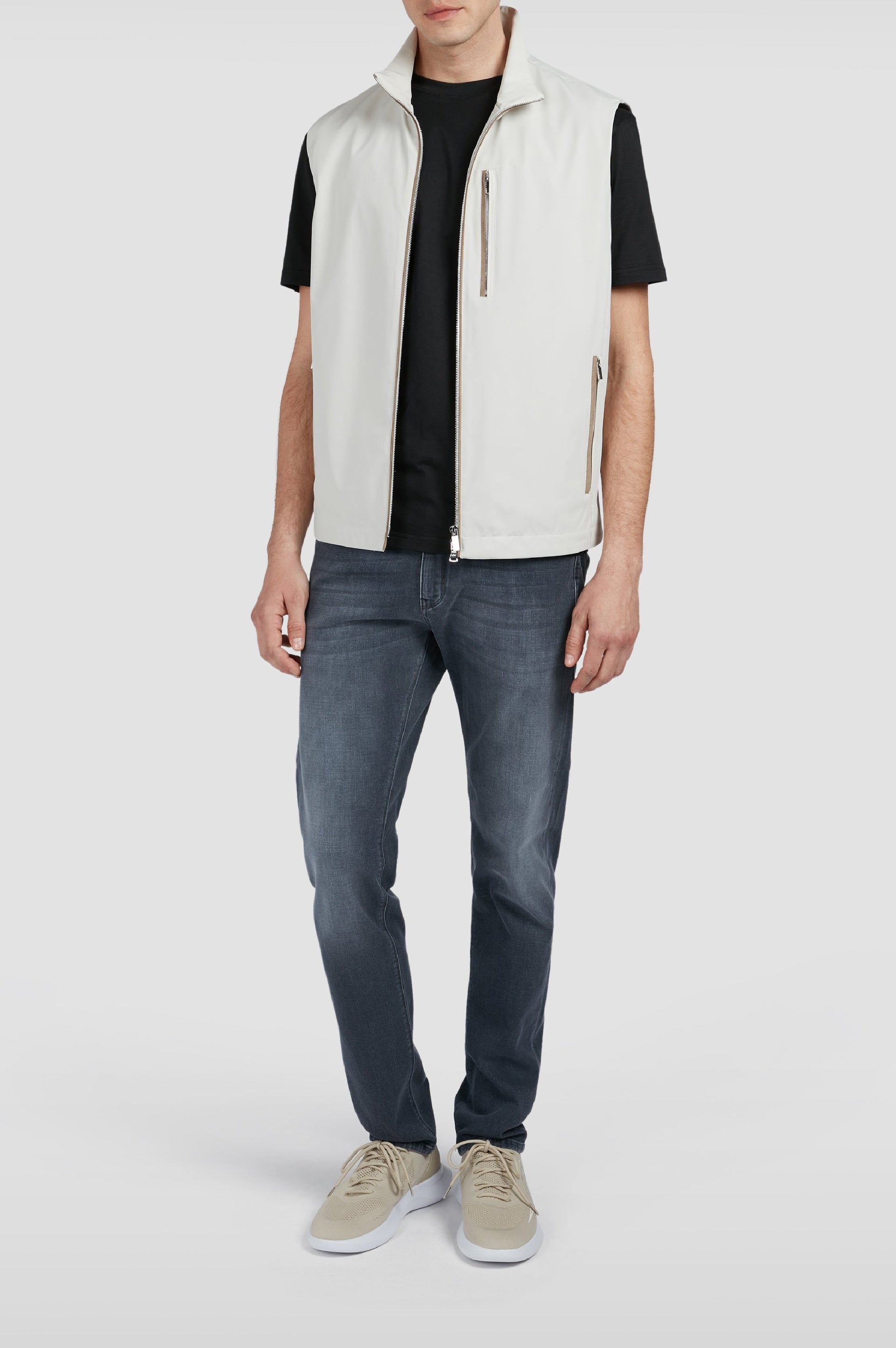 5-pocket denim trousers - Grey & Jeans