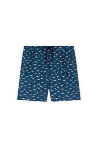 Short de bain à motifs - Blu Squali Colorati