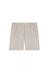 Short de bain à imprimé - Lino Beige Con Squali