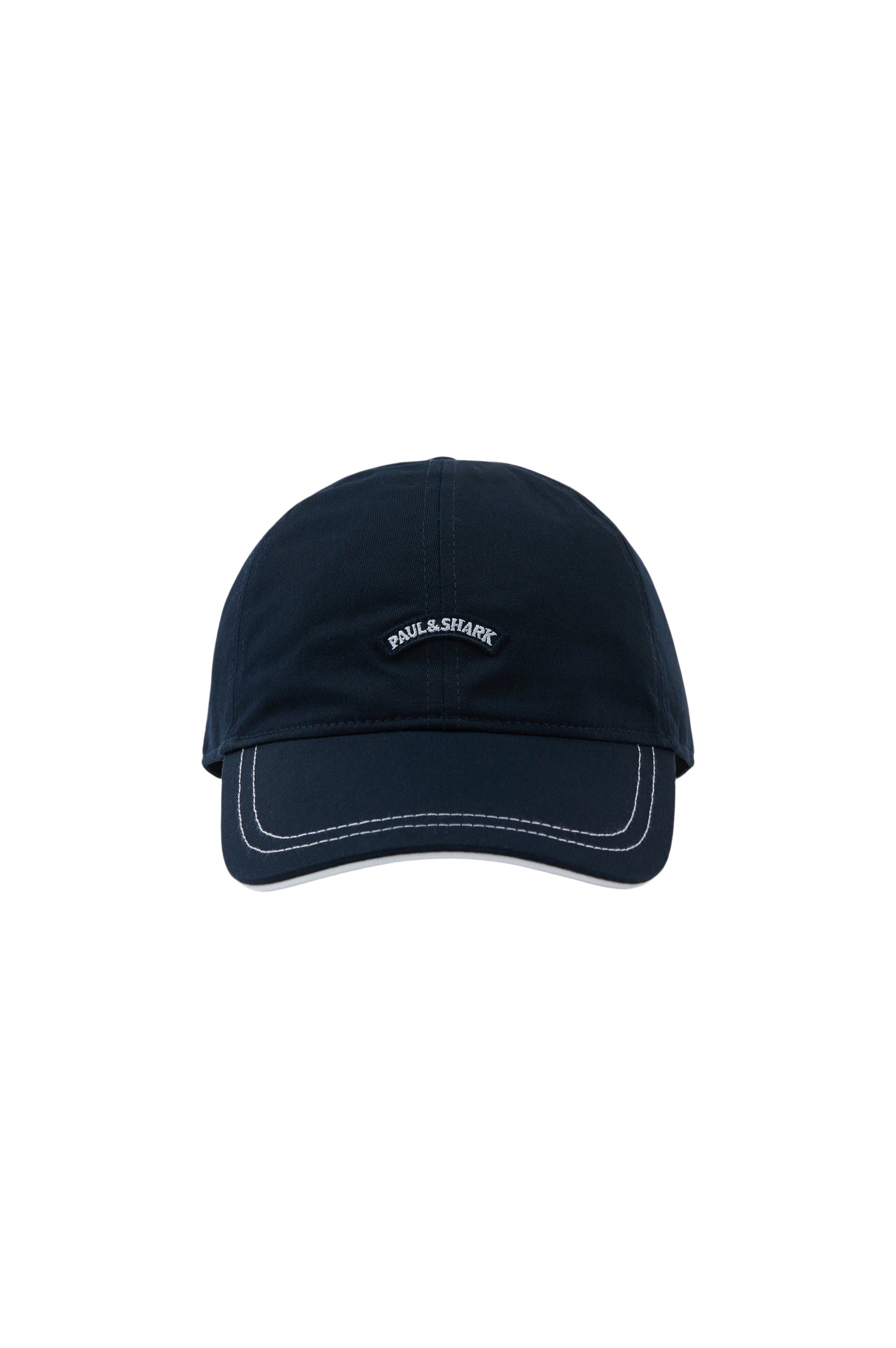 Moon embroidered cap - Blue & Whites