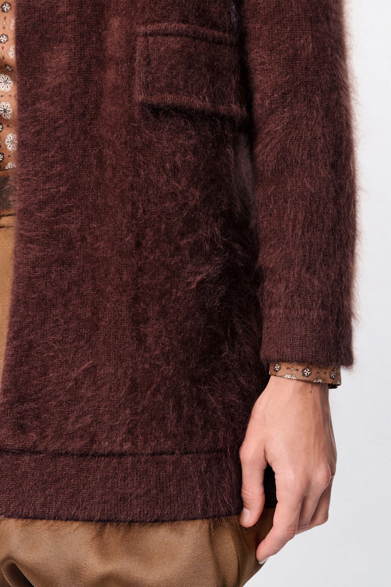 dark brown // FLUFFY STATEMENTS jacket