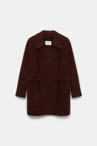 dark brown // FLUFFY STATEMENTS jacket