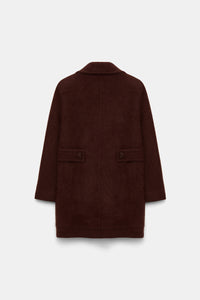 dark brown // FLUFFY STATEMENTS jacket