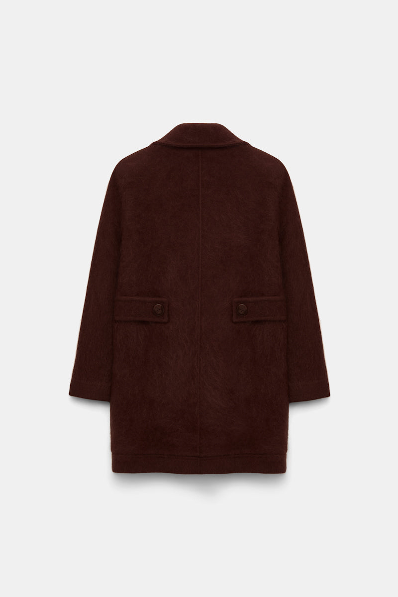 dark brown // FLUFFY STATEMENTS jacket