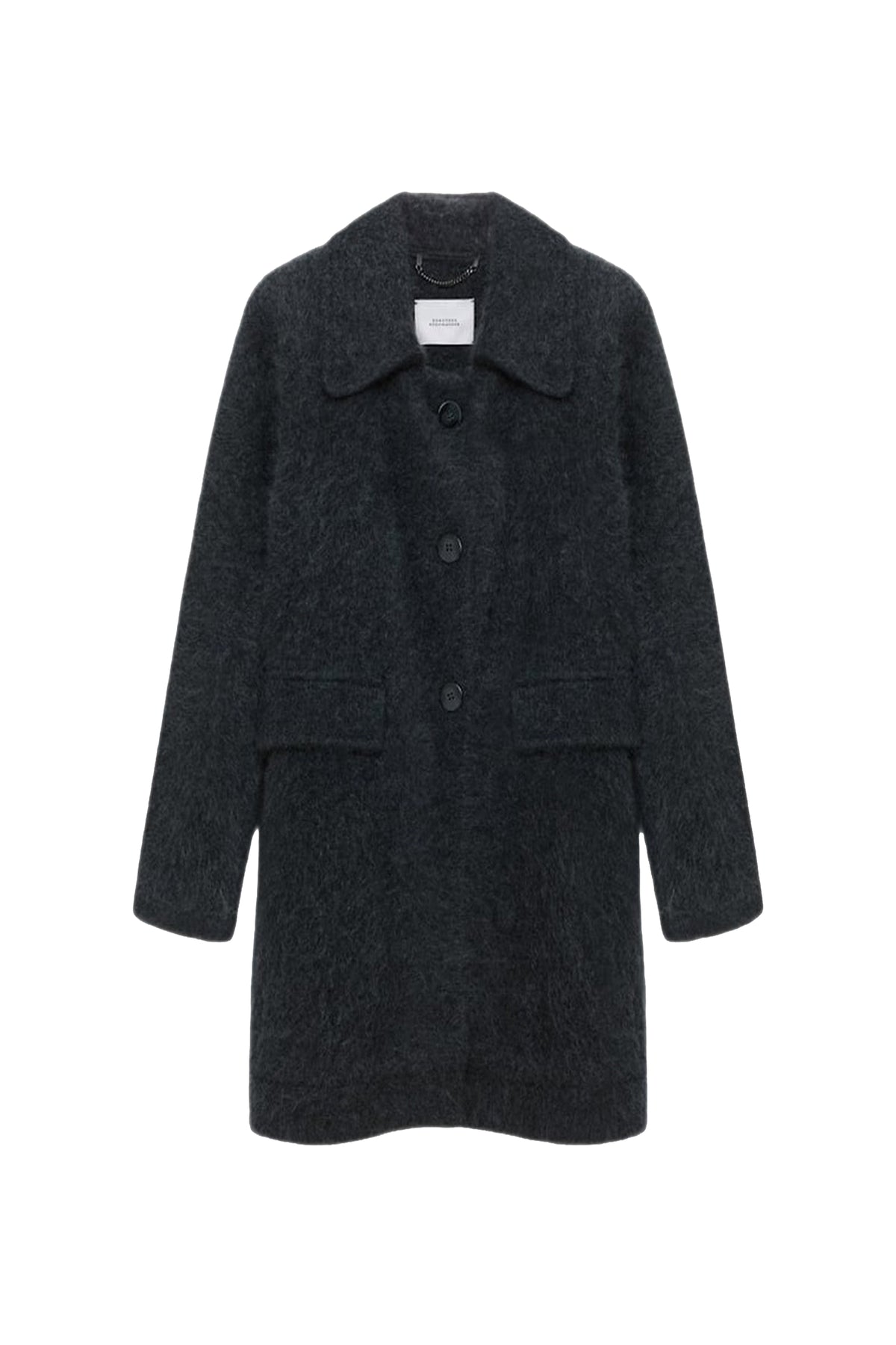 Fluffy Statements wool jacket - Charcoal Melange