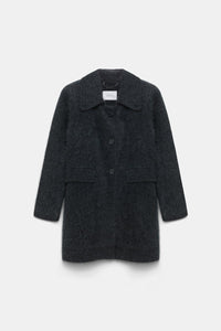 charcoal melange // FLUFFY STATEMENTS jacket