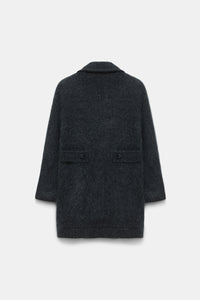 charcoal melange // FLUFFY STATEMENTS jacket